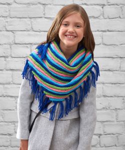 Girls’ Fringed Scarf