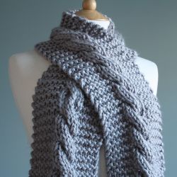 Super Chunky Cable Scarf