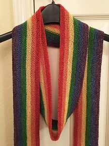 Long Rainbow Scarf