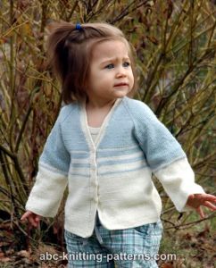 Easy Stripes Seamless Child Cardigan