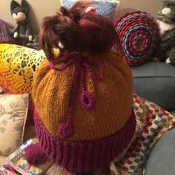 Bobble Bun Hat