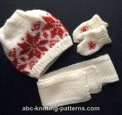 American Girl Doll Winter Fun Mittens and Scarves