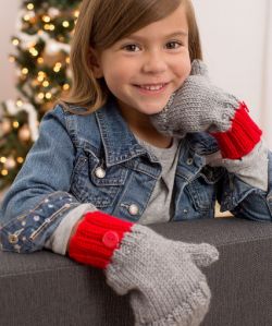 Flip-Top Kids' Mittens