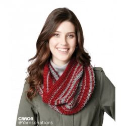 Shake It Up Striped Knit Cowl