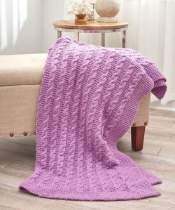 Exquisite Cabled Throw