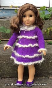 American Girl Doll Mohair Glamour Dress