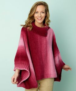 Napa Rib Collar Poncho