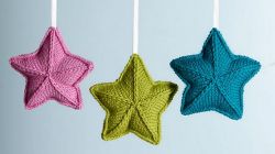 How to Knit Star Ornaments