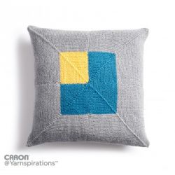 Crazy Corners Knit Pillow