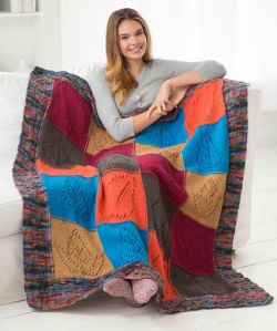 Knitting Patterns Galore - Marlow Throw