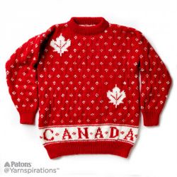 Canada Knit Adult Sweater