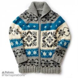 Nordic Stag Knit Jacket