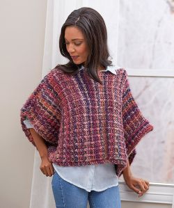 Easy Boat Neck Poncho