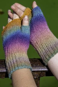 Rainbow Rib Mitts