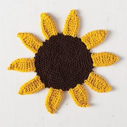 Sunflower Dishcloth