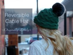 Reversible Cable Hat