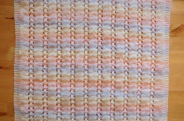 Knitting Patterns Galore Bella Baby Blanket