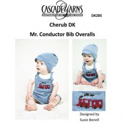 Mr. Conductor Bib Overalls Set