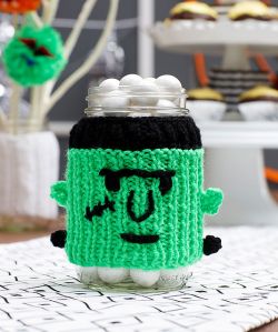 Spooky Frankenstein Jar Cozy