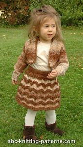 Autumn Gale Child's Cropped Cardigan