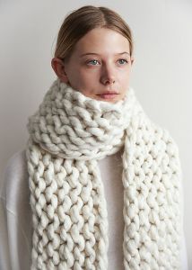 Jumbo Garter Scarf