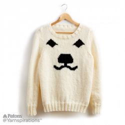 Polar Bear Knit Holiday Sweater