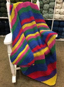 Diagonal Baby Blanket