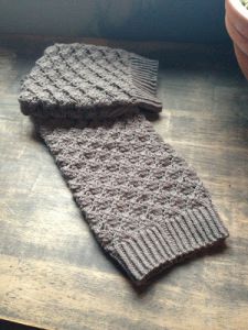 Lace Leaf Legwarmers