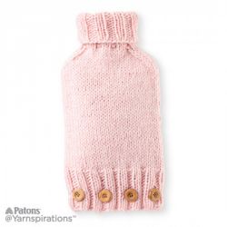 Knit Hot Water Bottle Cover
