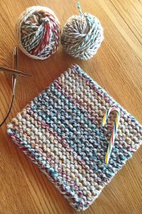 Cherry Candy Cane Potholder