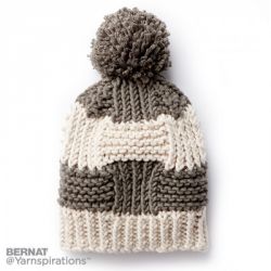 Box Stitch Knit Hat