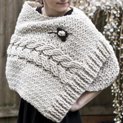 Catrina Cabled Wrap