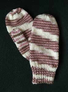 Neopolitan Swirl Mittens