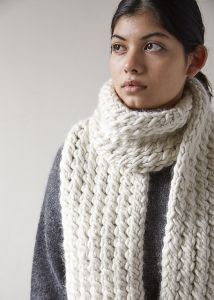 Snow Tracks Scarf