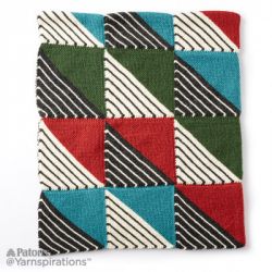 Knit Patchwork Blanket