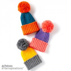 Color Dip Knit Child's Hat