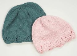 Lace Brim Chemo Hat