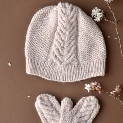 Heartsbloom Hat and Mittens