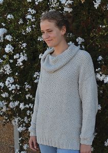 Sweater in Moss Stitch