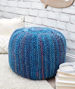 Pop of Color Pouf