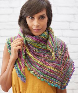 Vibrant Shawlette