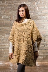 Mega Tweed Poncho