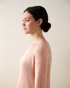 Lightweight Raglan Pullover in Cattail Silk