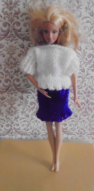 Knitting Patterns Galore Barbie Skirt And Top