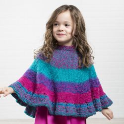 Knitting Patterns Galore - Sweet Tooth Poncho