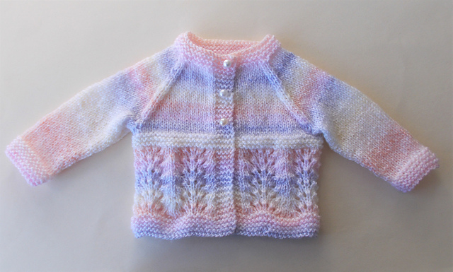Knitting Patterns Galore Wave Of Light Baby Cardigan