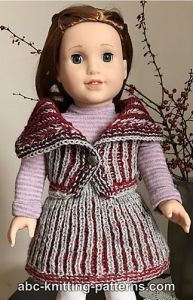 American Girl Doll Warm-in-Brioche Set: Skirt and Vest