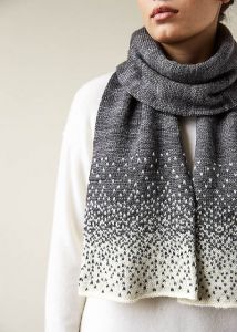 Falling Snow Scarf