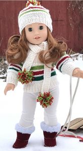 American Girl Doll Winter Sports Set