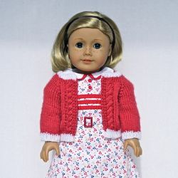 Kit's Cardigan - for 18" dolls